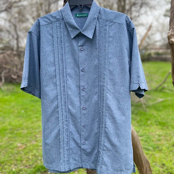 CUBAVERA Mens Dress Shirt - Picture 1 of 6